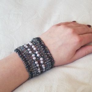 Beaded Pearl Bracelet